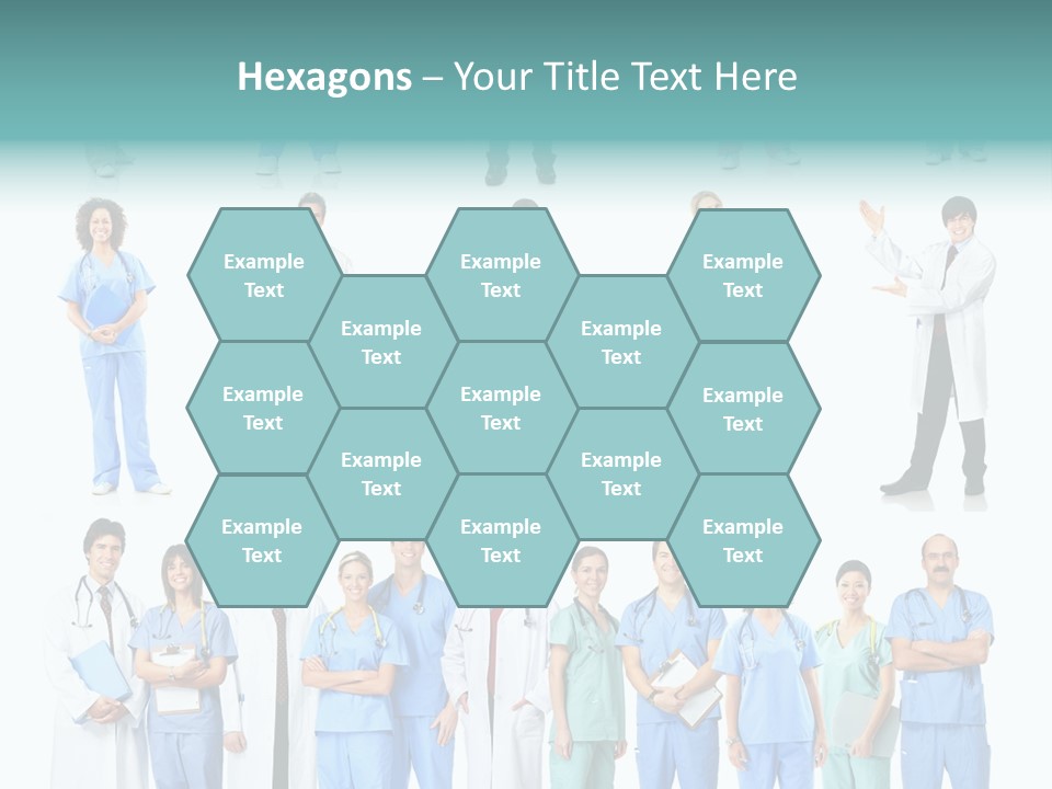 Worker Blue Young PowerPoint Template