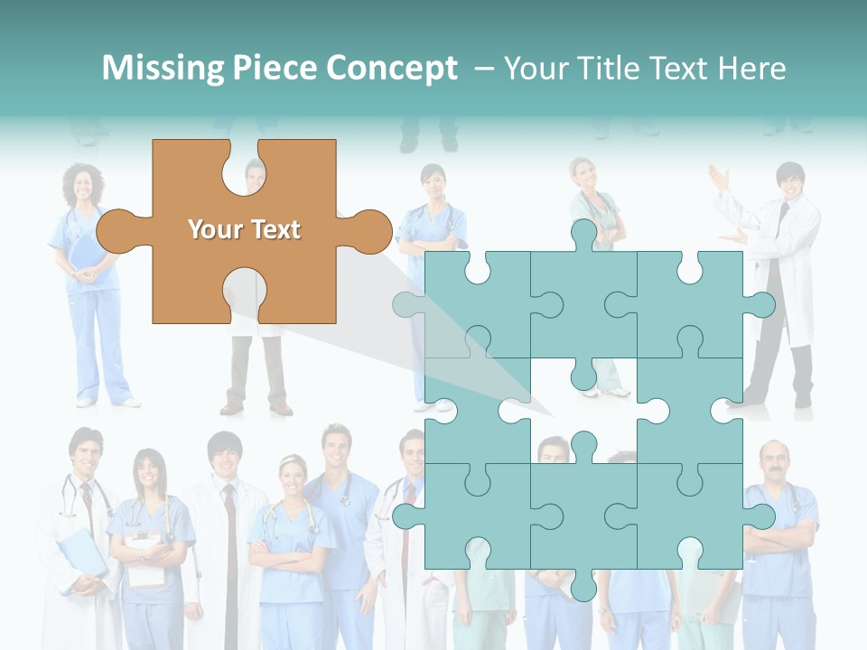 Worker Blue Young PowerPoint Template