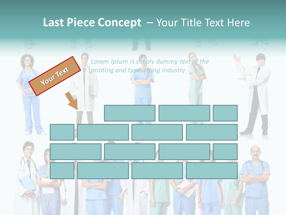 Worker Blue Young PowerPoint Template