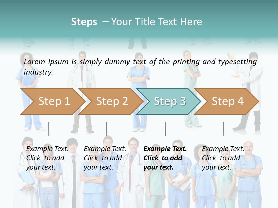 Worker Blue Young PowerPoint Template
