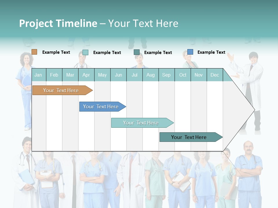 Worker Blue Young PowerPoint Template