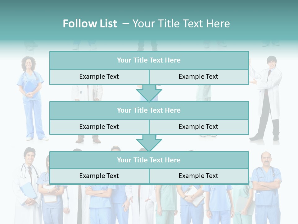 Worker Blue Young PowerPoint Template