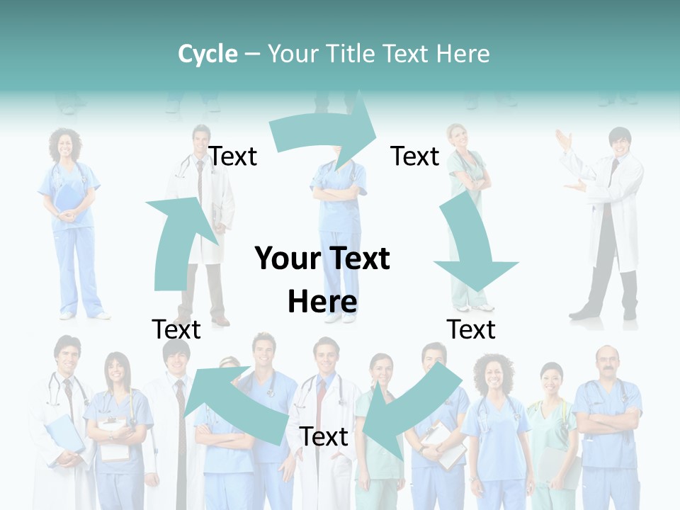 Worker Blue Young PowerPoint Template