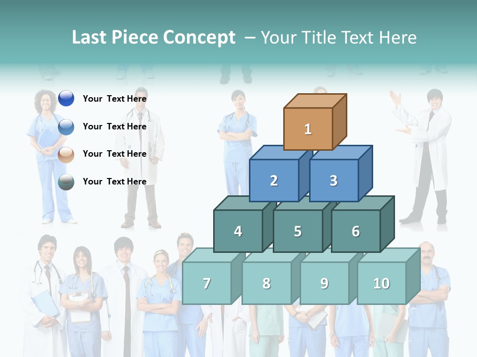 Worker Blue Young PowerPoint Template