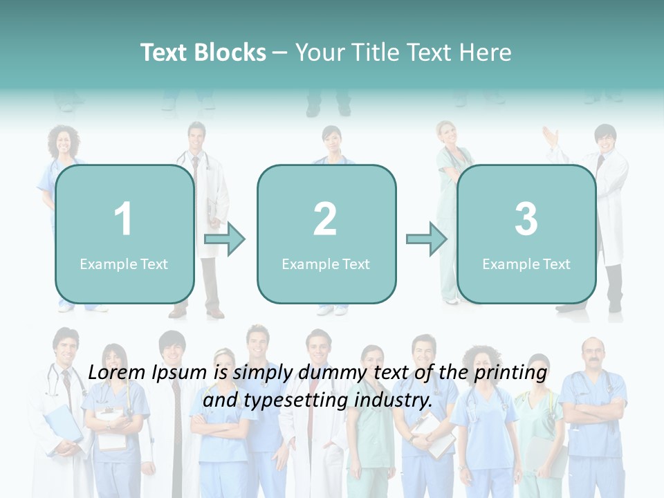 Worker Blue Young PowerPoint Template