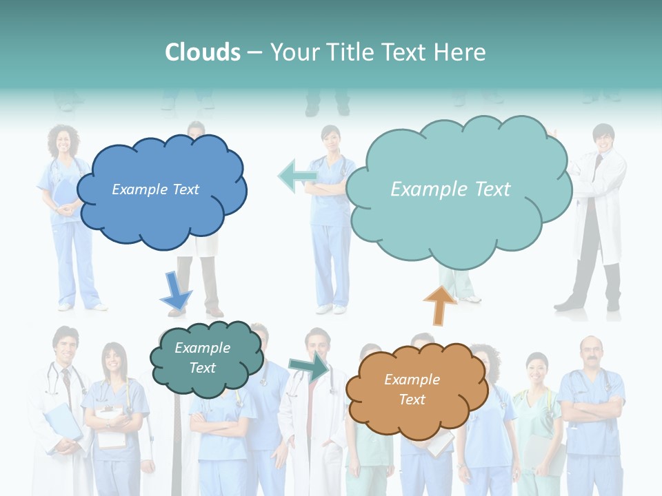 Worker Blue Young PowerPoint Template