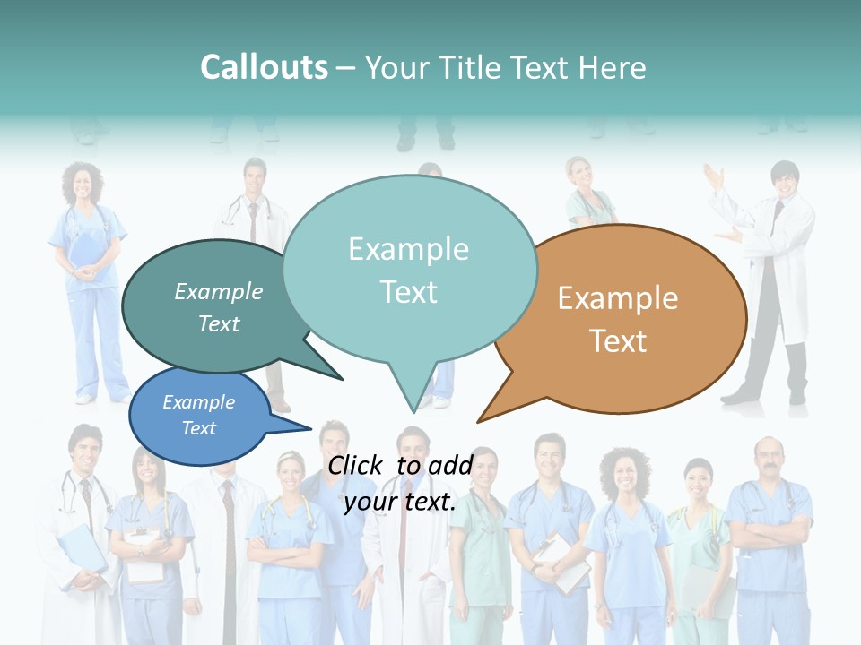 Worker Blue Young PowerPoint Template