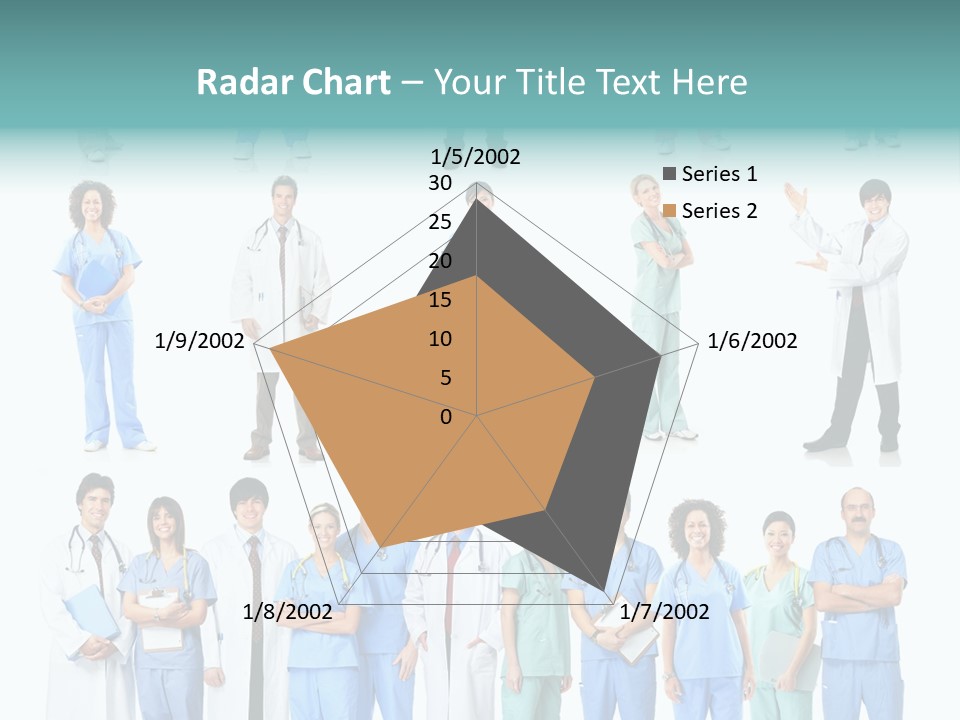 Worker Blue Young PowerPoint Template