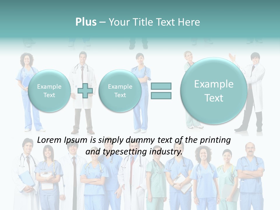 Worker Blue Young PowerPoint Template