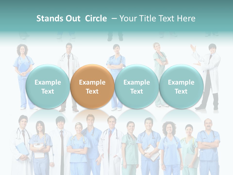 Worker Blue Young PowerPoint Template