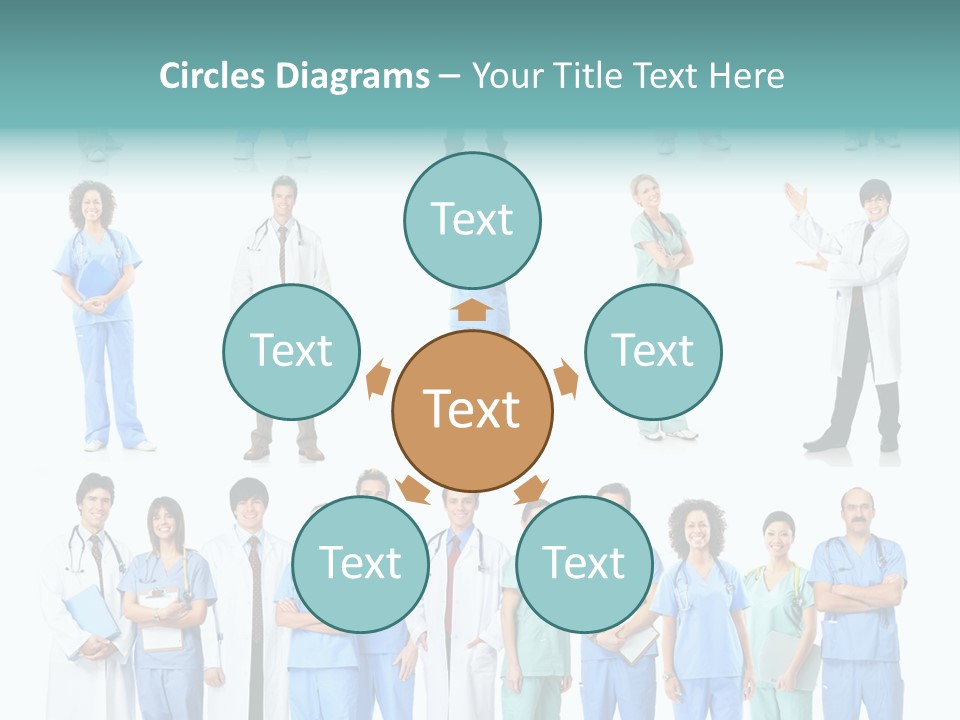 Worker Blue Young PowerPoint Template