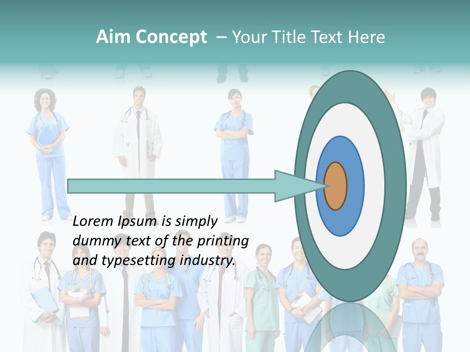 Worker Blue Young PowerPoint Template