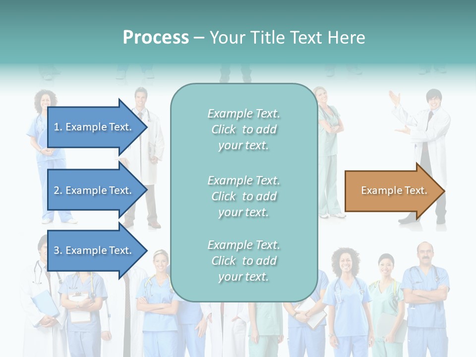 Worker Blue Young PowerPoint Template