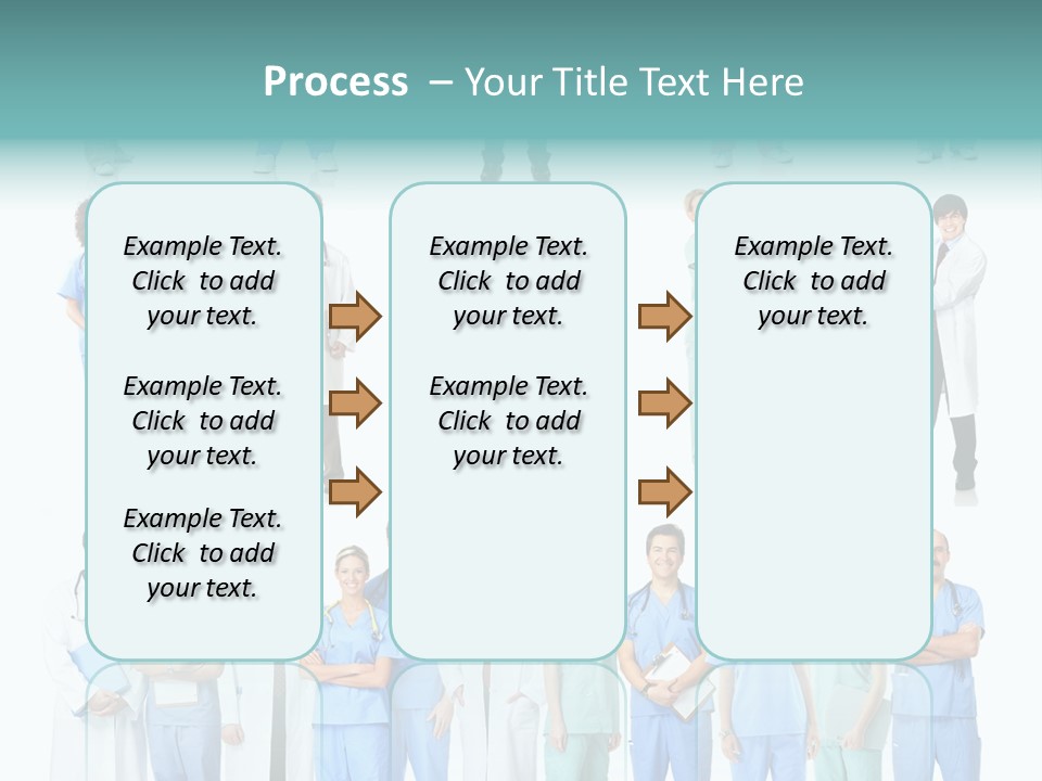 Worker Blue Young PowerPoint Template