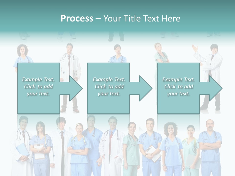 Worker Blue Young PowerPoint Template