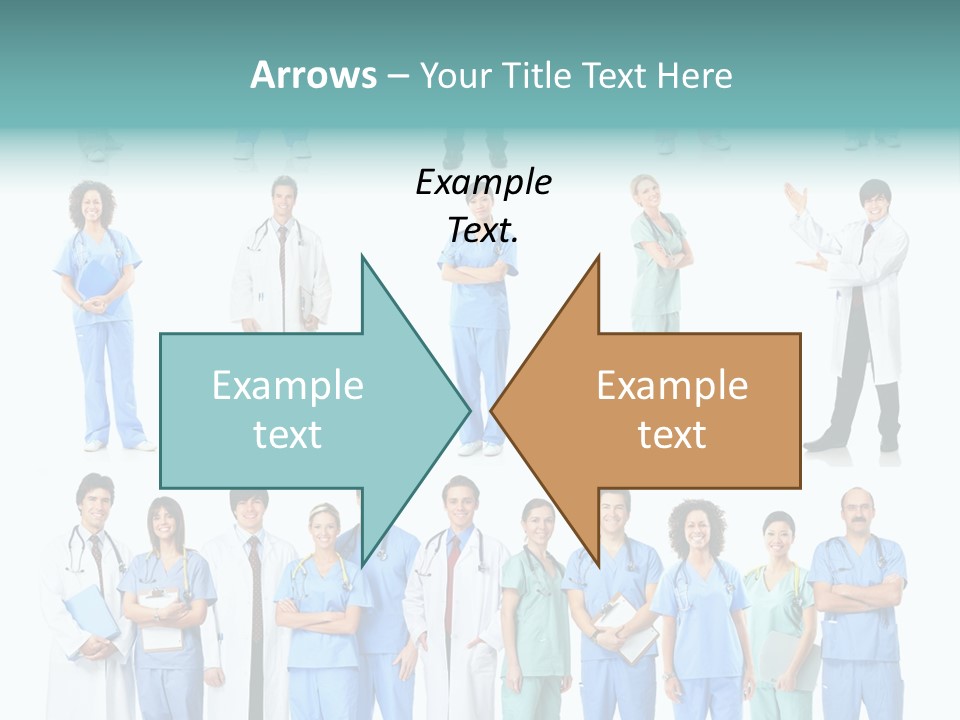 Worker Blue Young PowerPoint Template