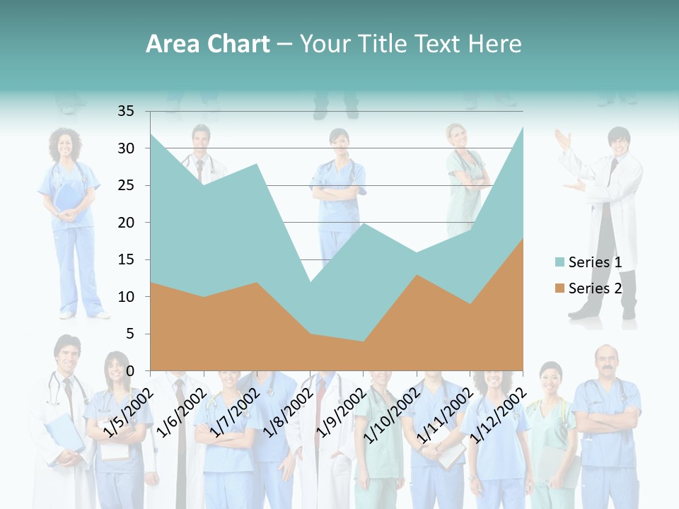 Worker Blue Young PowerPoint Template