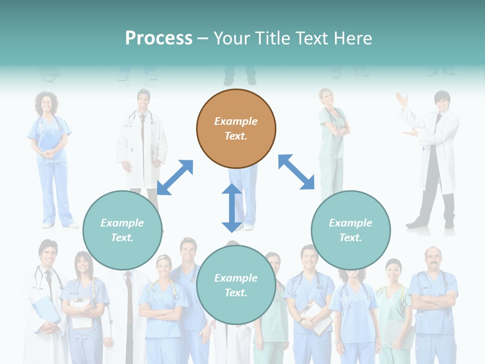 Worker Blue Young PowerPoint Template