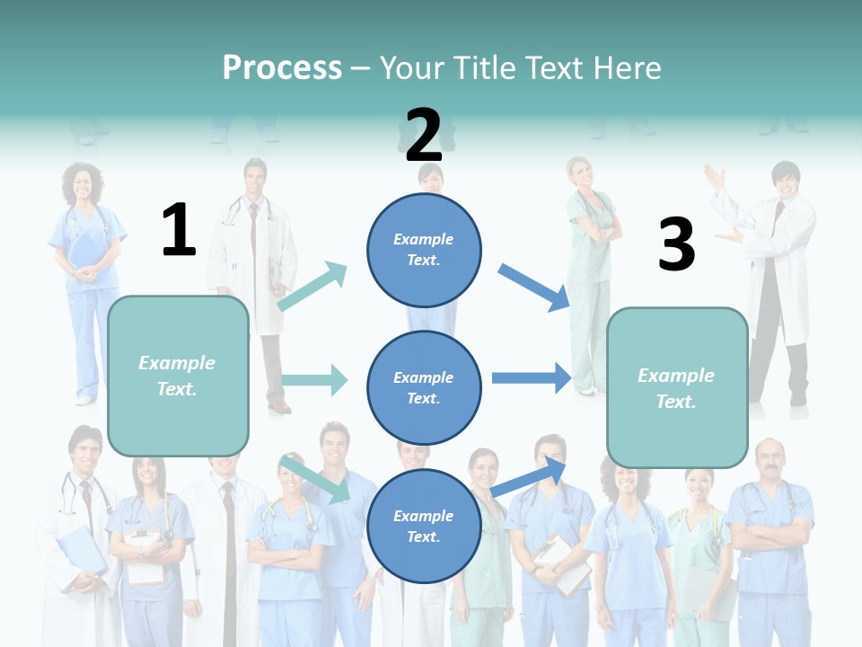 Worker Blue Young PowerPoint Template