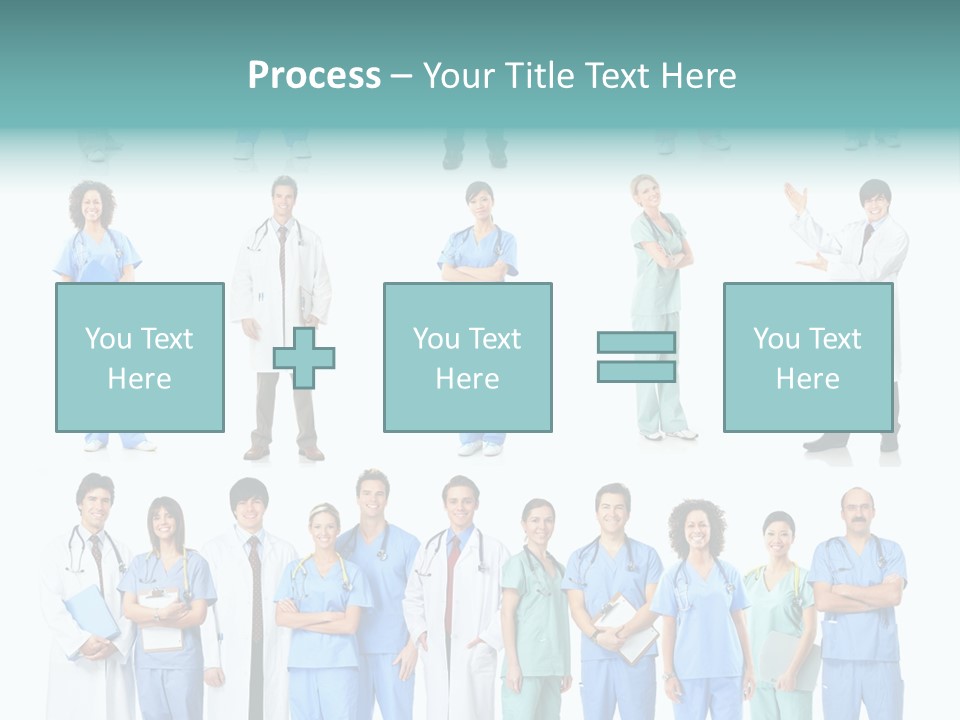 Worker Blue Young PowerPoint Template