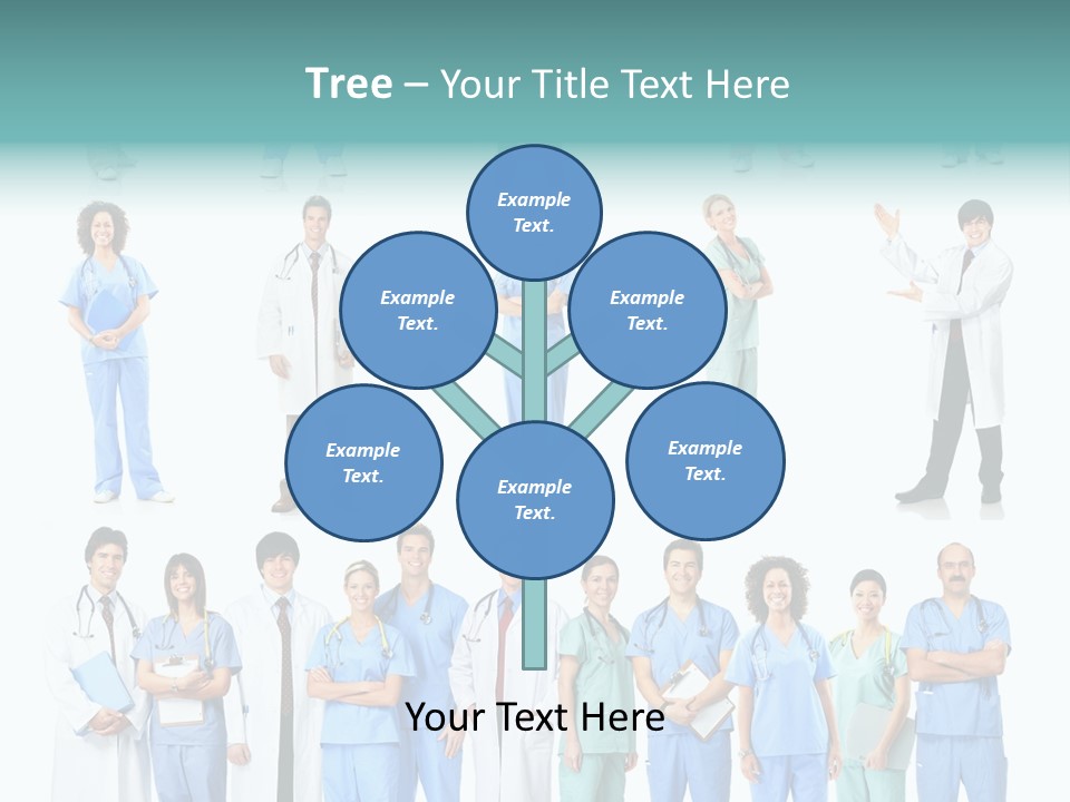 Worker Blue Young PowerPoint Template