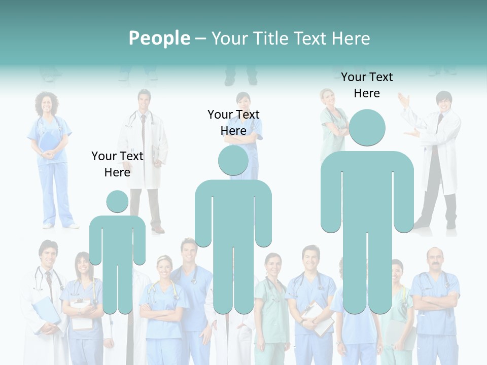 Worker Blue Young PowerPoint Template