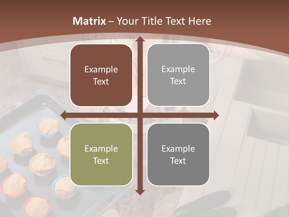 Blonde Sexy Stove PowerPoint Template