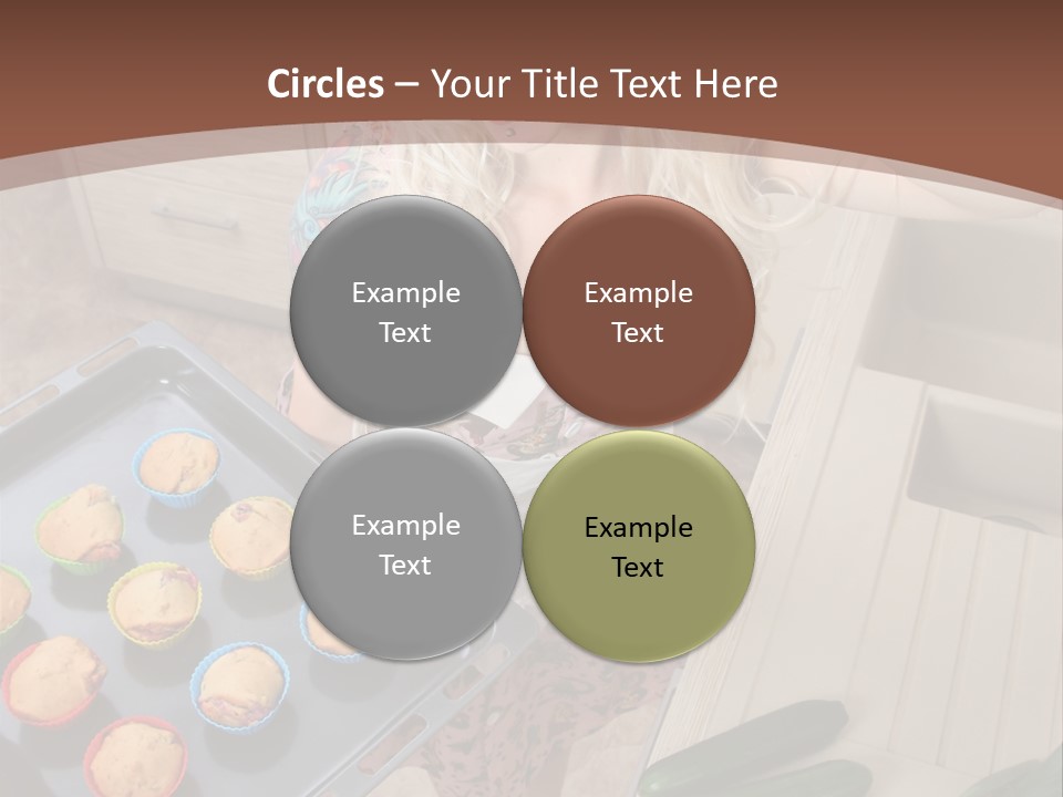 Blonde Sexy Stove PowerPoint Template