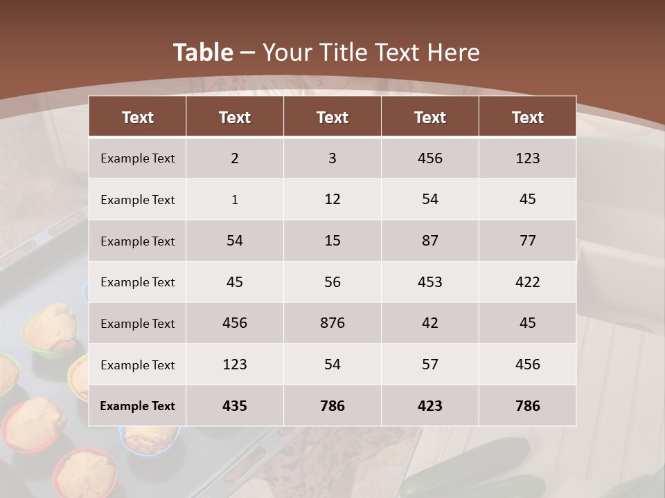 Blonde Sexy Stove PowerPoint Template