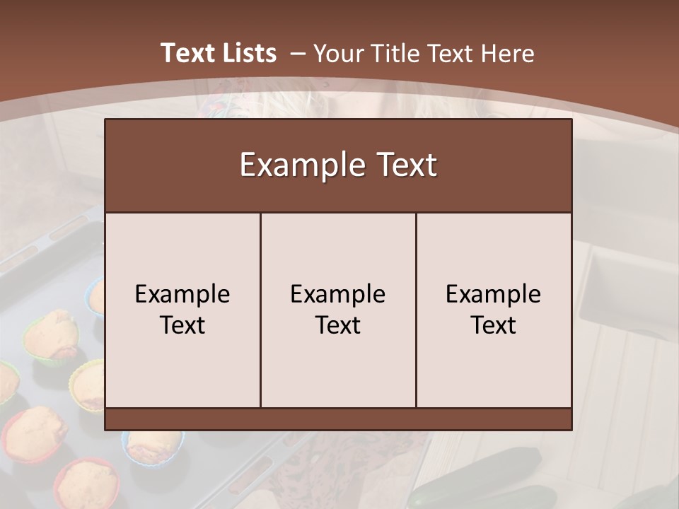 Blonde Sexy Stove PowerPoint Template