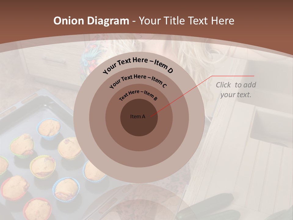 Blonde Sexy Stove PowerPoint Template