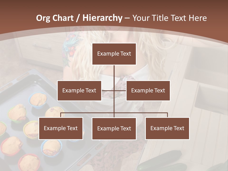 Blonde Sexy Stove PowerPoint Template