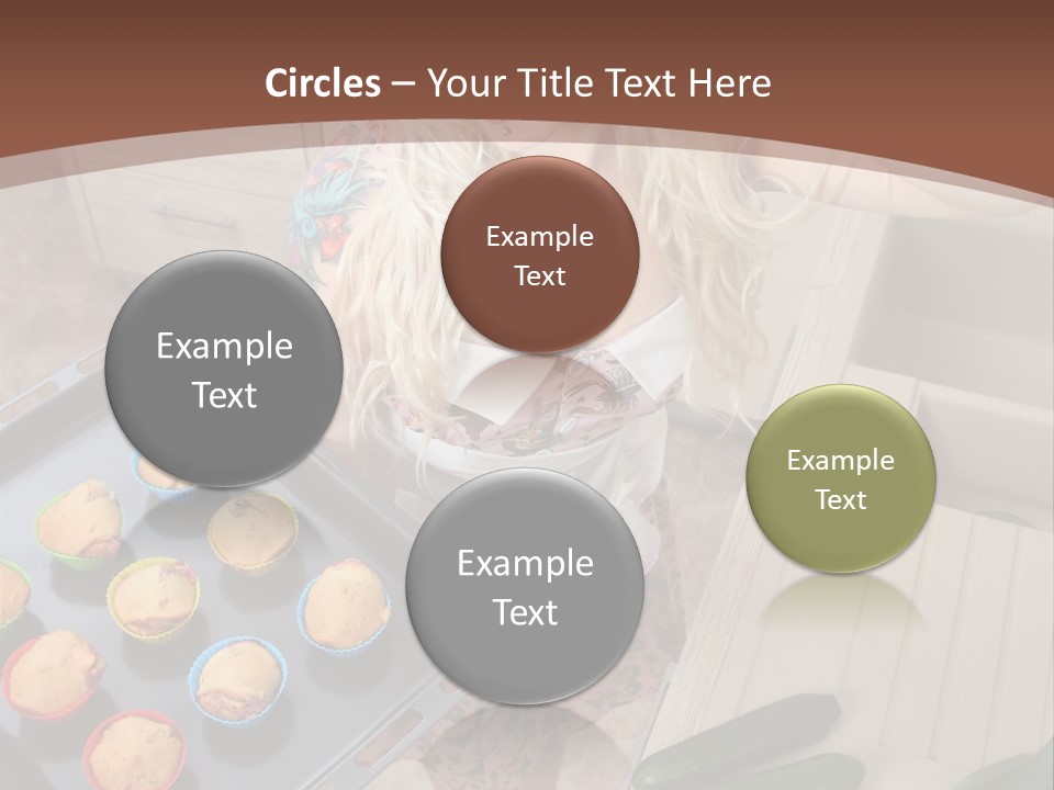 Blonde Sexy Stove PowerPoint Template