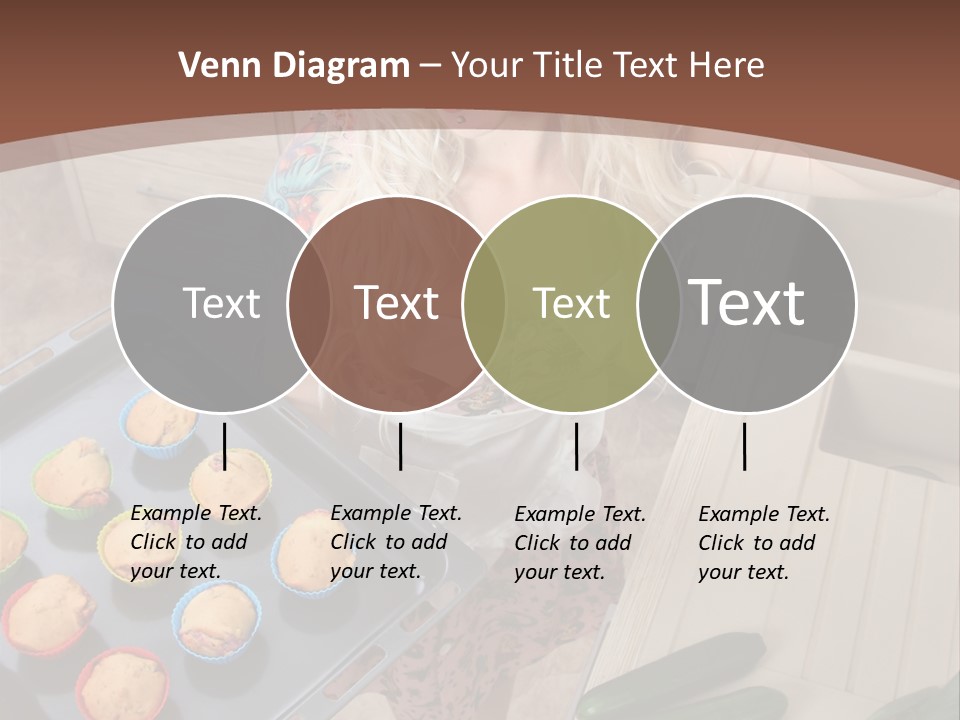 Blonde Sexy Stove PowerPoint Template