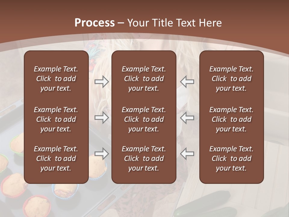 Blonde Sexy Stove PowerPoint Template