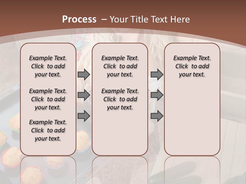 Blonde Sexy Stove PowerPoint Template