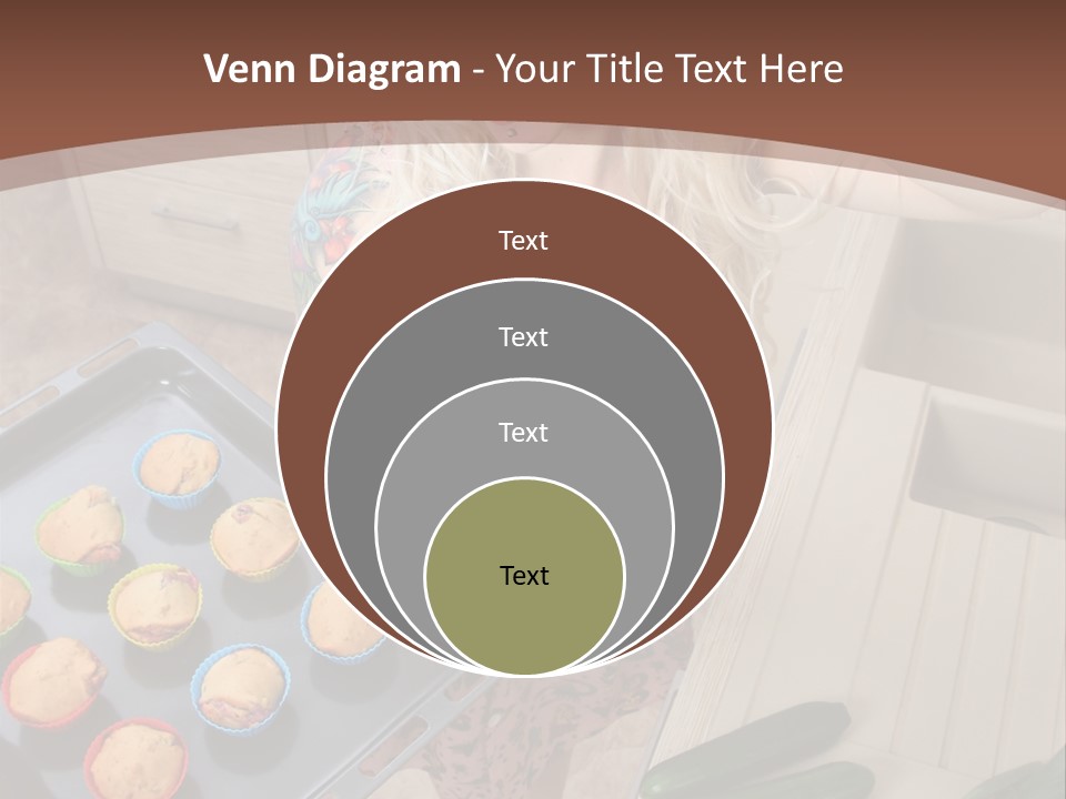 Blonde Sexy Stove PowerPoint Template