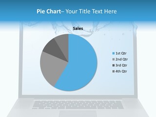 Drop Work Silver PowerPoint Template