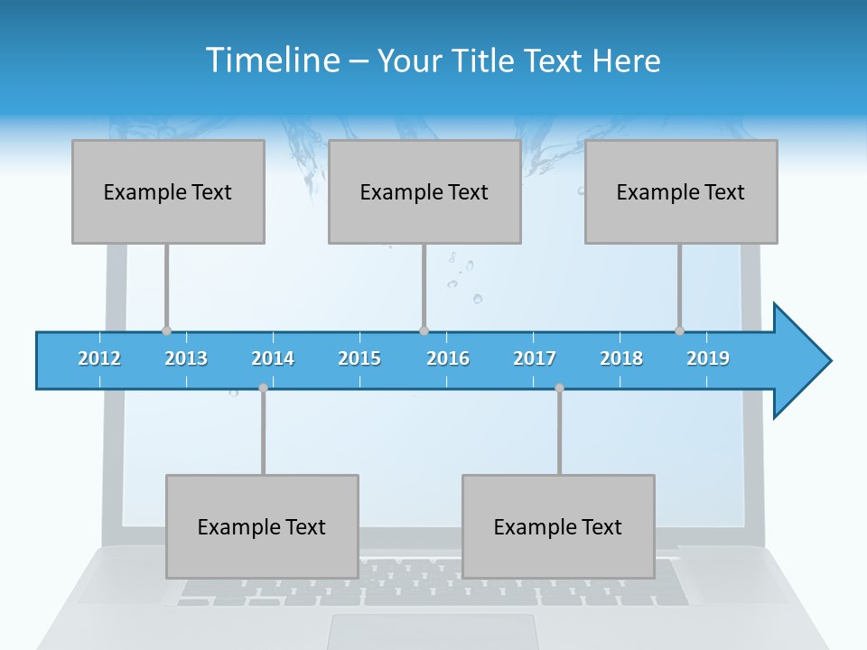 Drop Work Silver PowerPoint Template