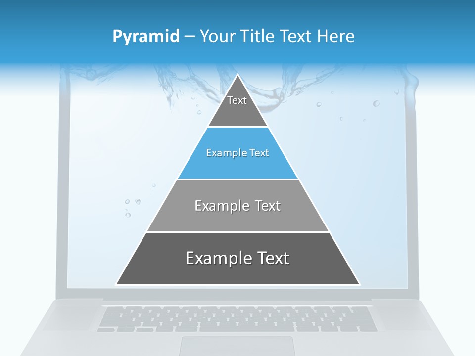 Drop Work Silver PowerPoint Template