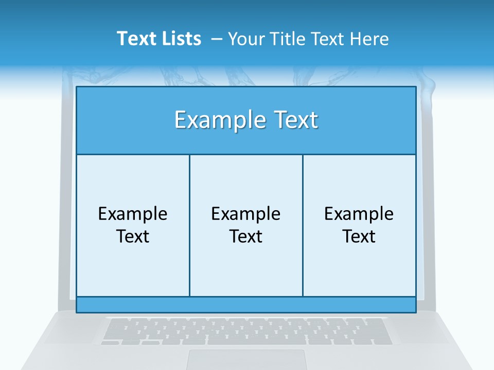 Drop Work Silver PowerPoint Template