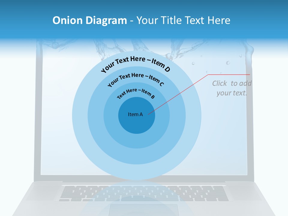 Drop Work Silver PowerPoint Template