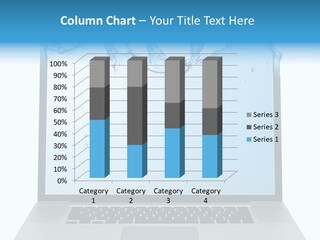 Drop Work Silver PowerPoint Template