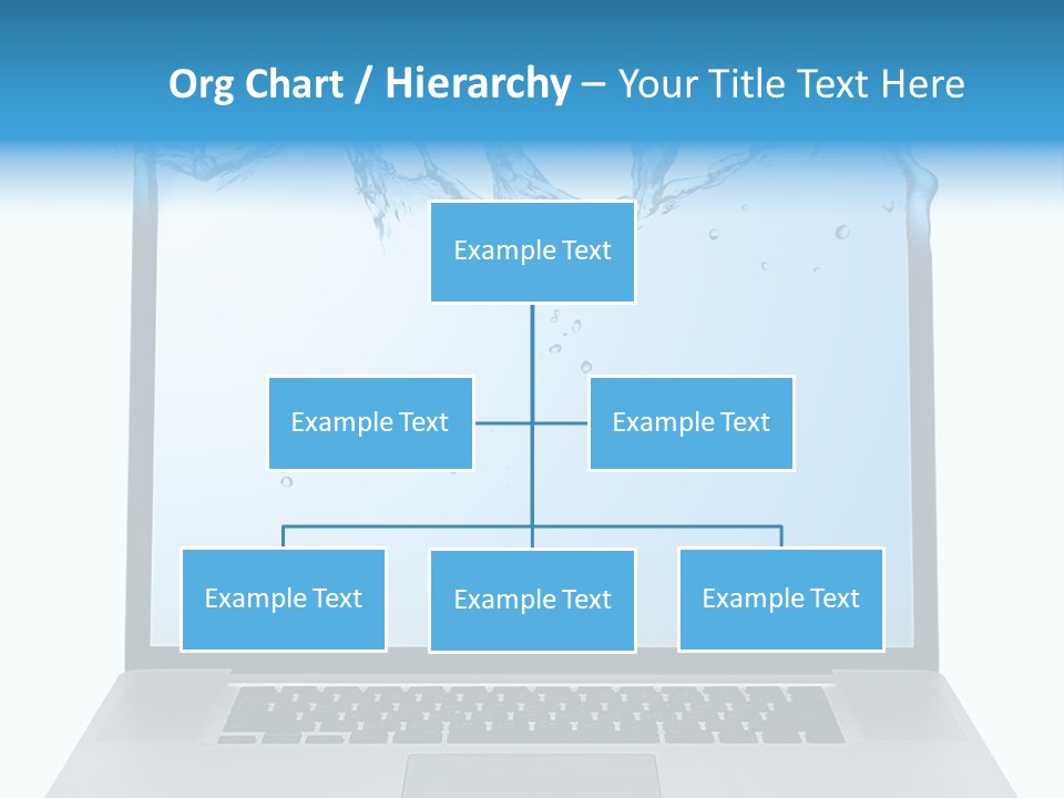 Drop Work Silver PowerPoint Template