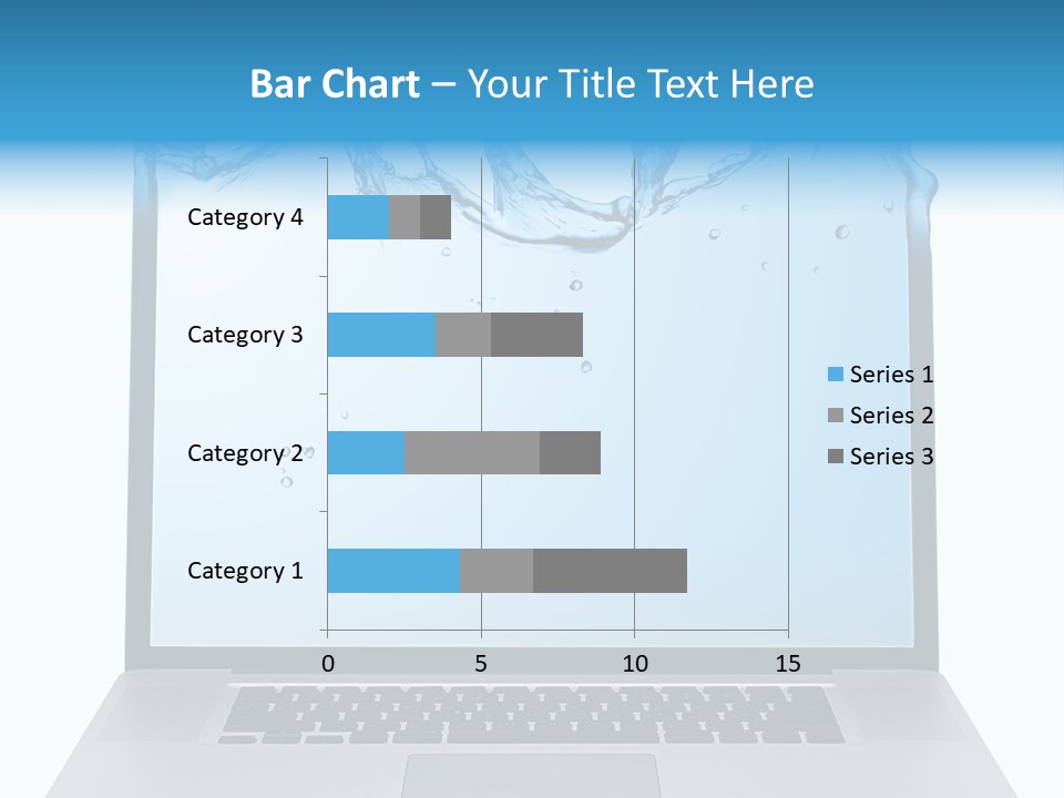 Drop Work Silver PowerPoint Template