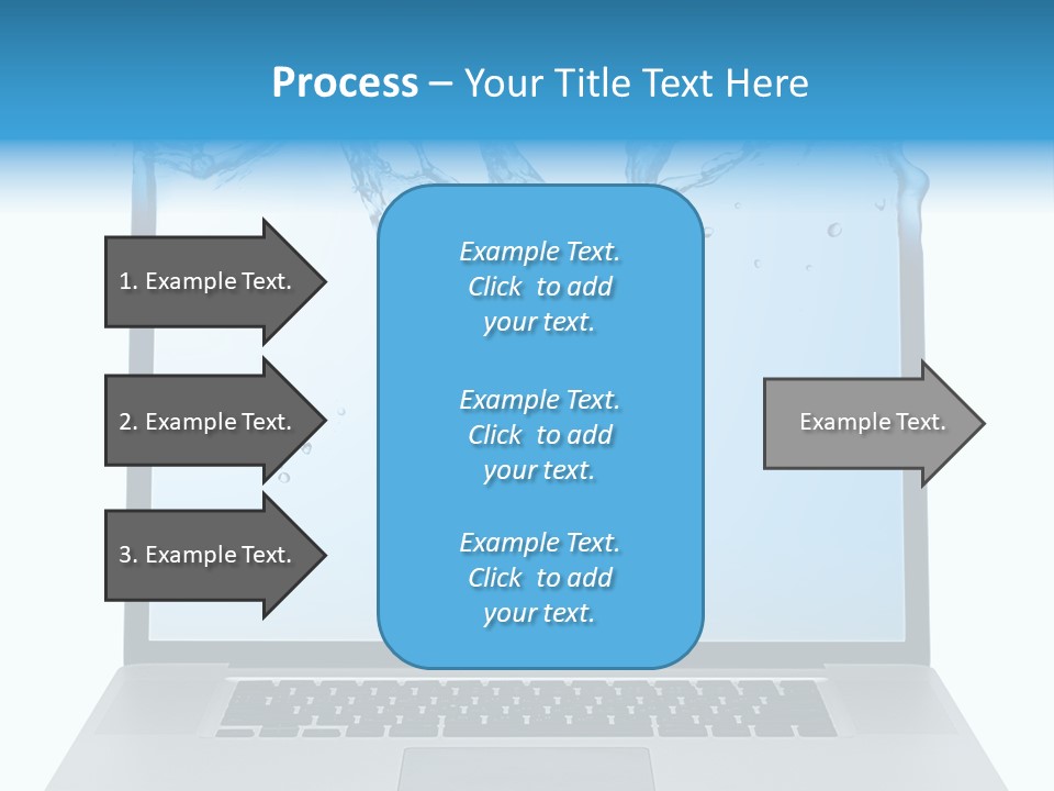 Drop Work Silver PowerPoint Template