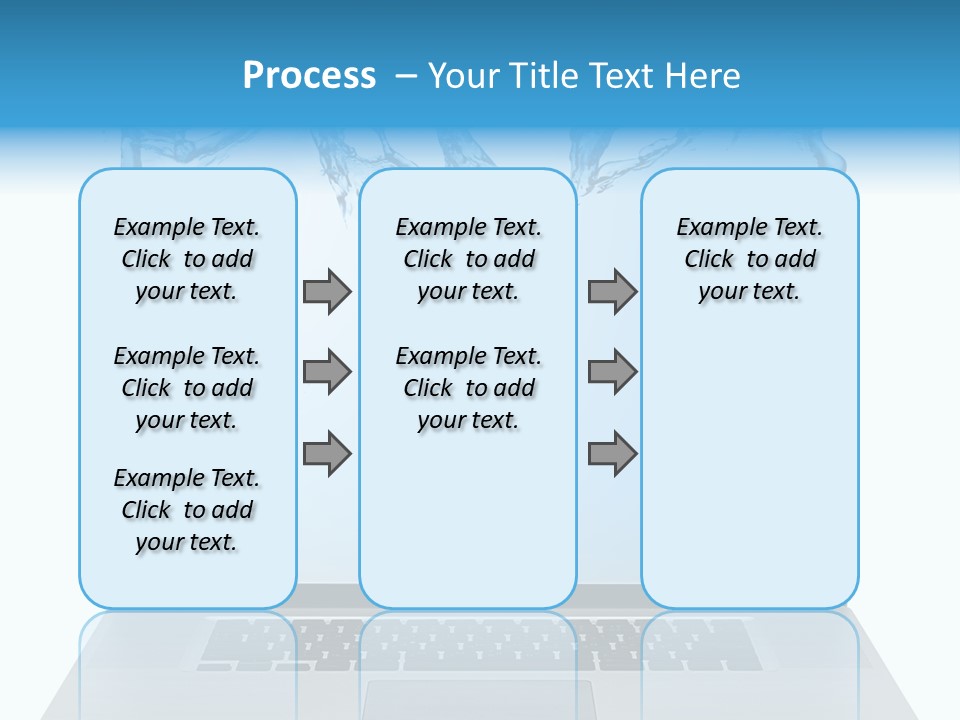 Drop Work Silver PowerPoint Template