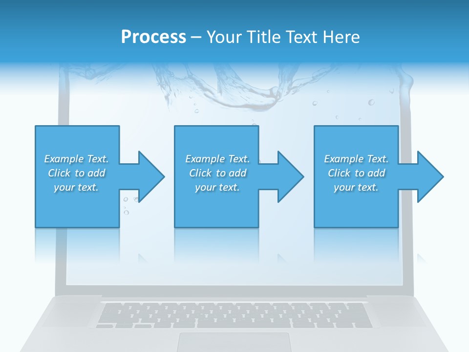Drop Work Silver PowerPoint Template