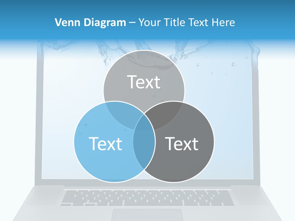 Drop Work Silver PowerPoint Template