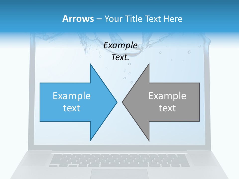Drop Work Silver PowerPoint Template